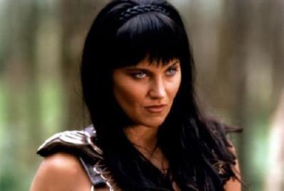Lucy Lawless poster tin Metal Print Wall Art