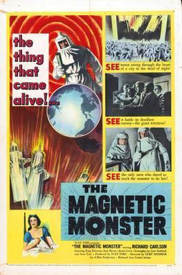 Magnetic Monster The movie poster Metal Print 8in x 12in