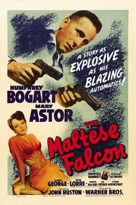 Maltese Falcon Metal Movie Poster 8in x 12in