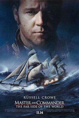 Master And Commander movie poster Metal Print 8in x 12in