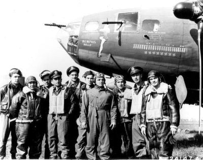 Memphis Belle Crew Metal Print 8in x 12in