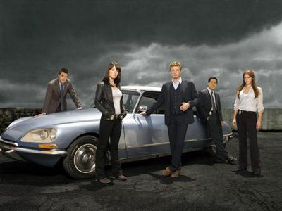 Mentalist Cast poster tin Metal Print Wall Art