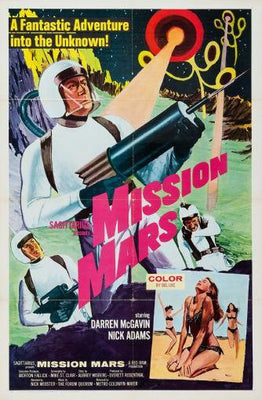 Mission Mars poster tin Metal Print Wall Art