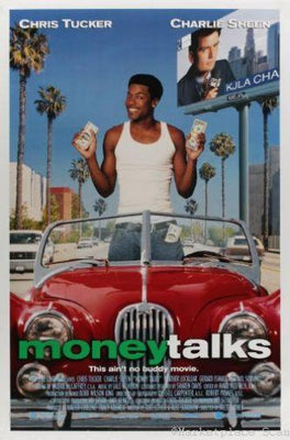 Money Talks movie poster Metal Print 8in x 12in