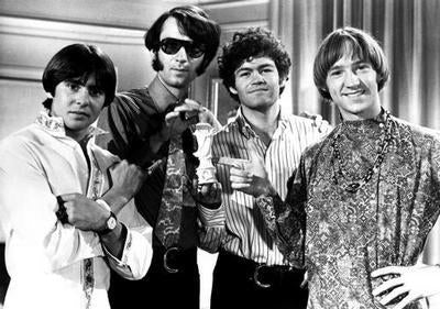 Monkees Great Bw Shot 4 Metal Poster Print 8in x 12in 12"x16" The Poster Depot