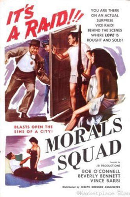Morals Squad movie poster Metal Print 8in x 12in
