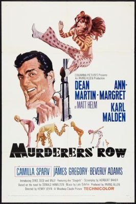 Murderers Row movie poster Metal Print 8in x 12in