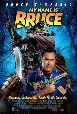 My Name Is Bruce Metal Movie Poster 8in x 12in
