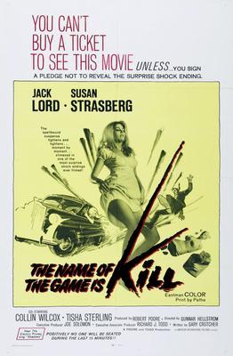 Name Of The Game Is Kill Metal Movie Poster 8in x 12in The Poster Depot