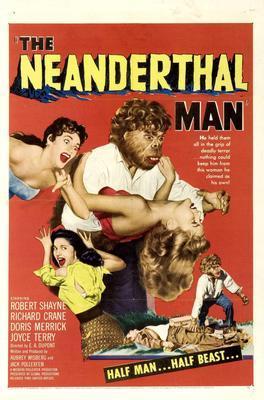 Neanderthal Man The movie poster Metal Print 8in x 12in