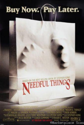 Needful Things movie poster Metal Print 8in x 12in