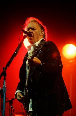 Neil Young Metal Print 8in x 12in