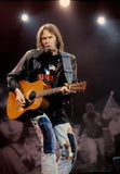 Neil Young Guitar Lights Metal Poster Print 8in x 12in 12"x16" The Poster Depot