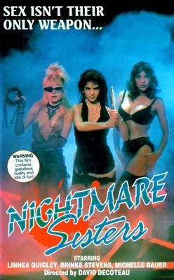 Nightmare Sisters Metal Movie Poster 8in x 12in
