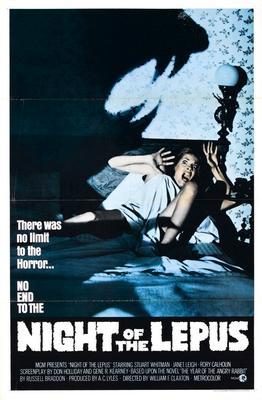 Night Of The Lepus Metal Movie Poster 8in x 12in