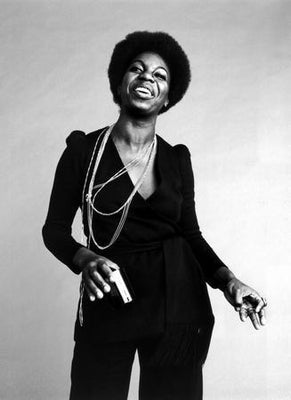 Nina Simone poster tin Metal Print Wall Art