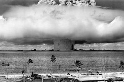 Operation Crossroads Baker Metal Poster Print 8in x 12in 12"x16" The Poster Depot