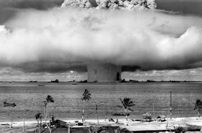 Operation Crossroads Baker Atomic Bomb Nuclear Testing Metal Print 8in x 12in The Poster Depot