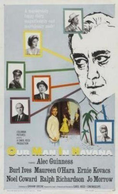 Our Man In Havana Metal Movie Poster 8in x 12in The Poster Depot