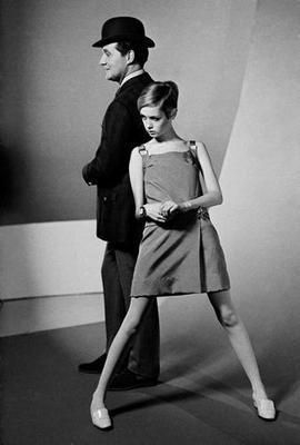 Patrick Macnee Twiggy Metal Poster Choose Style The Poster Depot