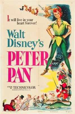 Peter Pan Metal Movie Poster 8in x 12in