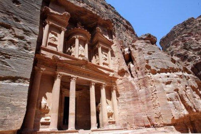 Ruins At Petra Jordan Metal Poster Choose Style The Poster Depot