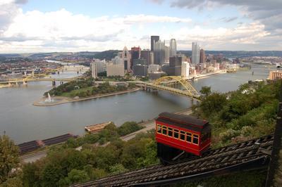 Pittsburgh Skyline Metal Print 8in x 12in