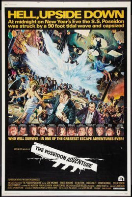 Poseidon Adventure movie poster Metal Print 8in x 12in