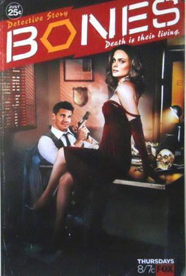 BONES Detective Novel Boreanaz Deschanel 23x35 Metal Poster Choose Style The Poster Depot