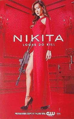 Nikita Tv Cw Metal Print 8in x 12in The Poster Depot