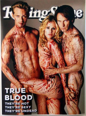 TRUE BLOOD ROLLING STONE poster tin Metal Print Wall Art