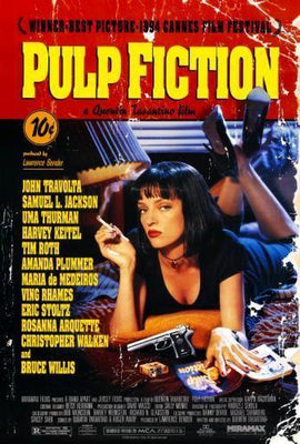 Pulp Fiction movie Poster Metal Print 12"x16" The Poster Depot