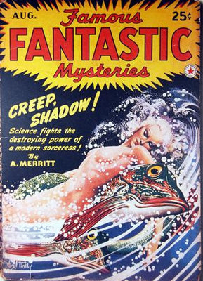 Pulp Fiction Novel Exploitation Art poster Famous Fantastic Mysteries for sale cheap United States USA