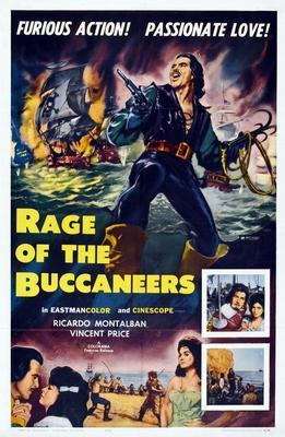Rage Of The Buccaneers movie poster Metal Print 8in x 12in
