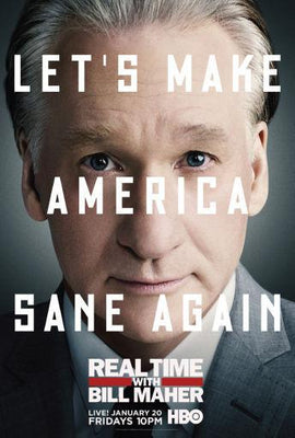 Real Time With Bill Maher poster Metal Poster Print 8in x 12in 12"x16" The Poster Depot