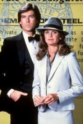 Remington Steele Pierce Brosnan Metal Print 8in x 12in