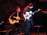 Rodrigo Y Gabriela Performing poster tin Metal Print Wall Art