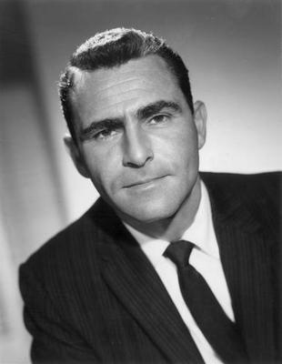 Rod Serling Great Portrait poster tin Metal Print Wall Art