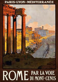 Rome Travel Art poster tin Metal Print Wall Art