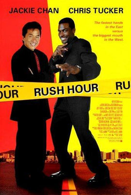 Rush Hour movie poster Metal Print 8in x 12in