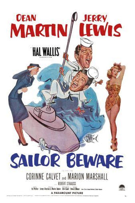 Sailor Beware Metal Print 8in x 12in