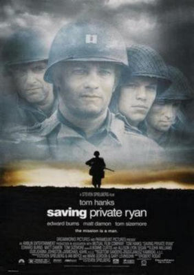 Saving Private Ryan Metal Movie Poster 8in x 12in