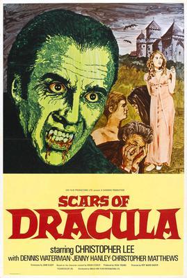Scars Of Dracula Metal Movie Poster 8in x 12in