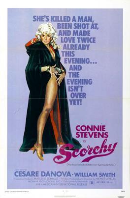 Scorchy movie poster Metal Print 8in x 12in