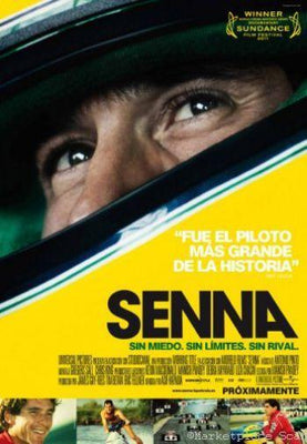 Senna Italian movie poster Metal Print 8in x 12in