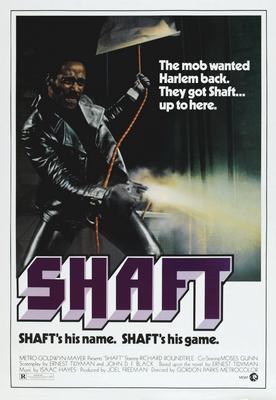 Shaft movie poster Metal Print 8in x 12in