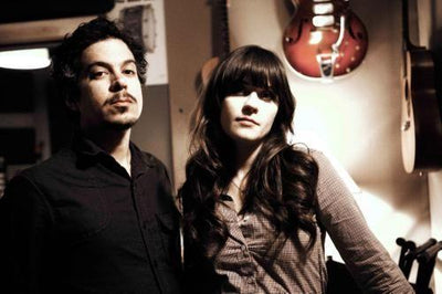 She And Him Metal Print 8in x 12in