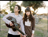 She And Him Metal Poster Print 8in x 12in 12"x16" The Poster Depot