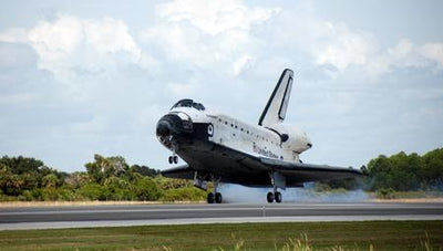 Space Shuttle Landing Metal Print 8in x 12in
