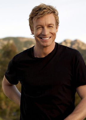 Simon Baker Metal Print 8in x 12in